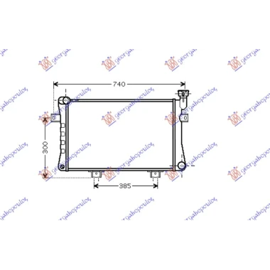 HLADNJAK MOTORA 1.7 (+/-AC) (62.5x32x3.2) (MARELLI)