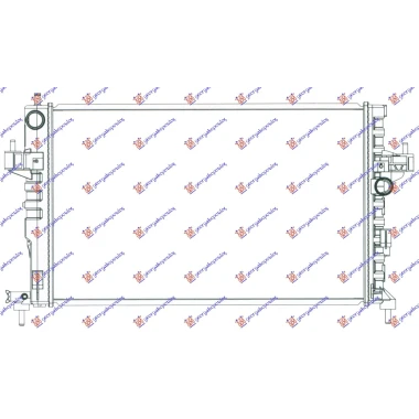 HLADNJAK MOTORA 1.7DI 1.7DTI (60x35) (VALEO)