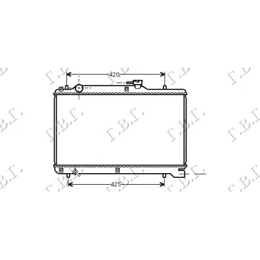 HLADNJAK MOTORA 1.8CC 16V (35x60)