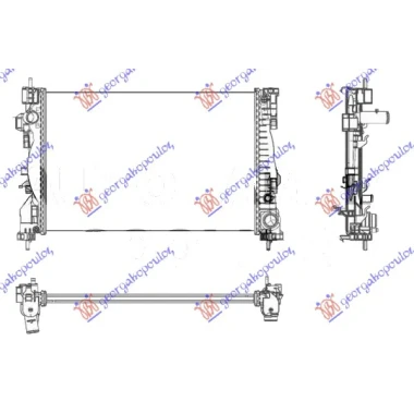 HLADNJAK MOTORA 1.8TBi (61x40.6x2.6)