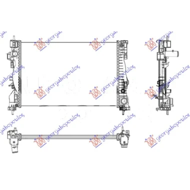HLADNJAK MOTORA 1.8TBi (61x406x2.6) (NISSENS)