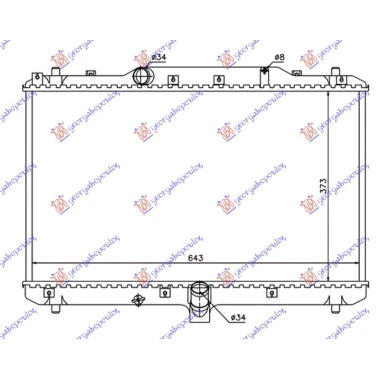 HLADNJAK MOTORA  1.9 JTD-DDiS (65x37.5)