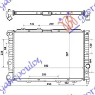 HLADNJAK MOTORA 1.9JTD-2.4JTD(58x39.5x24