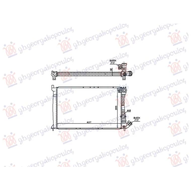 HLADNJAK MOTORA 2.0 BENZIN - 1.9/2.1 DIZEL (MAN/AUTO) (640x400) (NRF)