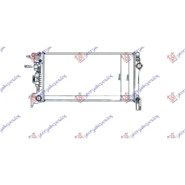 HLADNJAK MOTORA 2.0 BENZIN/HIBRID / 2.0 DIZEL (MAN/AUTO) (653x334) (NISSENS)