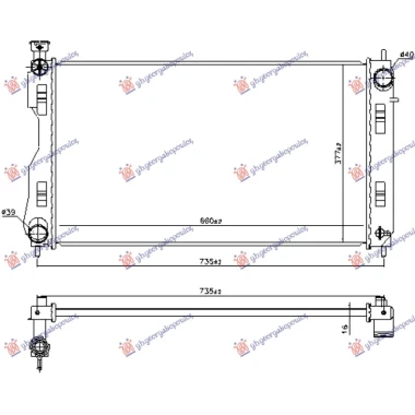 HLADNJAK MOTORA 2.0 BENZIN/HIBRID (660x377) (NRF)