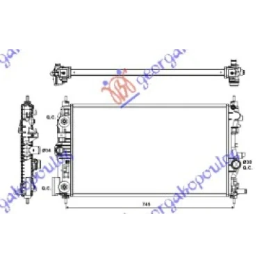 HLADNJAK MOTORA 2.0 CDTi(68x39)AUTOMATIK