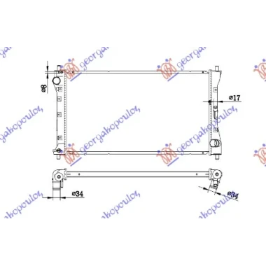 HLADNJAK MOTORA 2.0 DDiS DIZEL (MAN) (675x370x26) (VALEO)