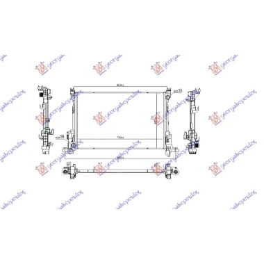 HLADNJAK MOTORA 2.0 (MAN) (750x481x26) (NRF)