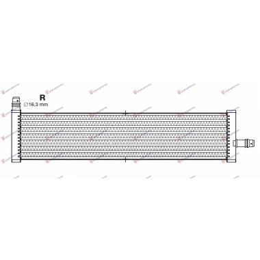 HLADNJAK MOTORA 2.0/3.0/4.4 BENZIN (MAN/AUTO) (500x110x16)