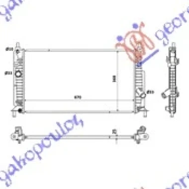 HLADNJAK MOTORA 2.2 CiTD (67x36.5) (NISSENS)