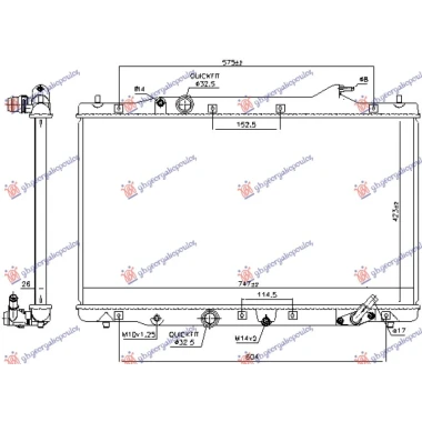 HLADNJAK MOTORA 2.2 DIZEL (MAN) (747x423) (NISSENS)