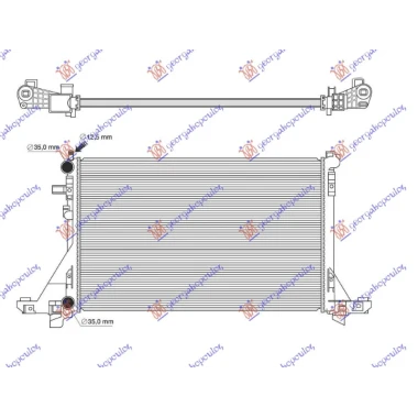 HLADNJAK MOTORA 2.3 DCI DIZEL (MANUELNI/AUTOMATSKI) (773x469) (NRF)