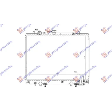 HLADNJAK MOTORA 2.5 DIZEL (AUTOMATSKI) (425x600) (KOYO)