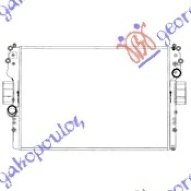 HLADNJAK MOTORA 2.8D-TDi (+AC) (65x45x37) (VALEO)