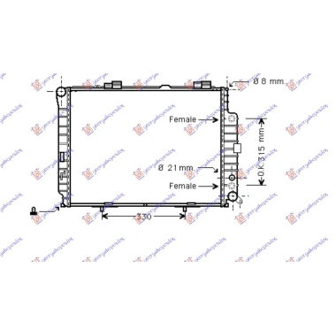 HLADNJAK MOTORA 3.0 DIZEL (AUTO) (640x489) (NRF)