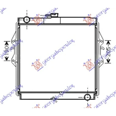 HLADNJAK MOTORA 3.0 T.DIZEL (550x525x36) (KOYO)