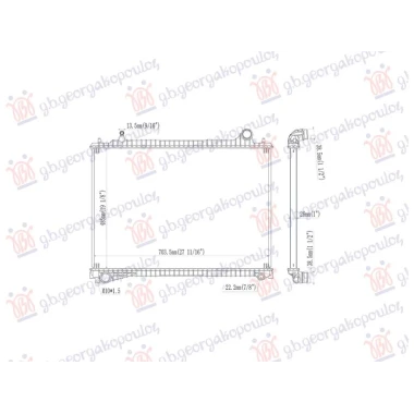 HLADNJAK MOTORA 3.0/5.0 BENZIN/DIZEL (MAN) (705x485)