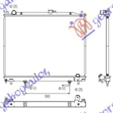 HLADNJAK MOTORA 3.2 TD (MAN/AUTO) (+/-AC) (52.5x70.5x24) (KOYO)