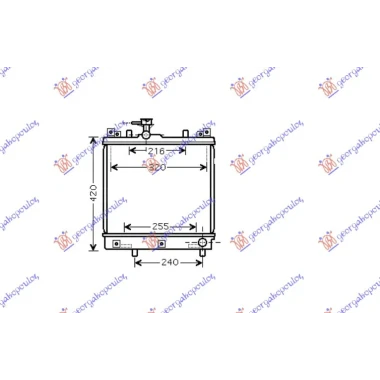 HLADNJAK MOTORA +/- AC (34.8x36)