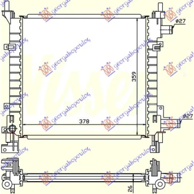 HLADNJAK MOTORA +A/C (38x36)