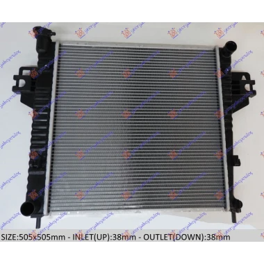 HLADNJAK MOTORA BENZIN 2.4 (MAN) (+/-AC) (50.5x50.5) (NRF)