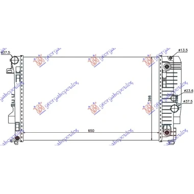 HLADNJAK MOTORA BENZIN-DIZEL (AUTO) (65x39.8) (VALEO)