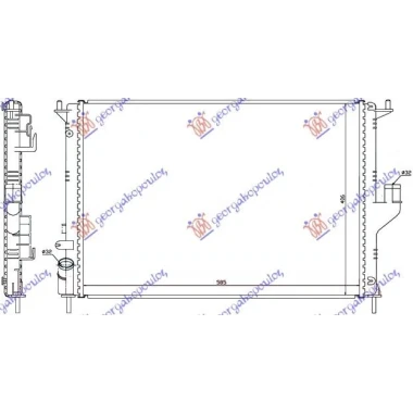 HLADNJAK MOTORA BENZIN/DIZEL (58x40) (NRF)