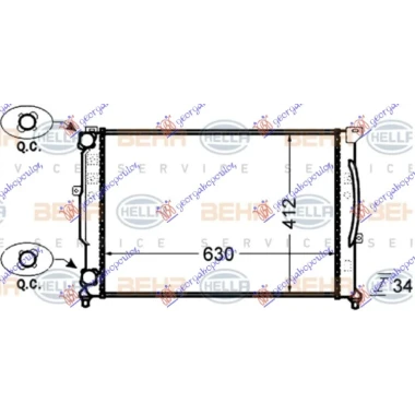 HLADNJAK MOTORA BENZIN/DIZEL (630x397) (CEV DIJAGONALNO)