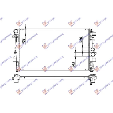 HLADNJAK MOTORA BENZIN/DIZEL (MAN) (68x41) (VALEO)