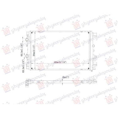 HLADNJAK MOTORA DODATNI 1.0/1.3 BENZIN (560x418) (MARELLI)