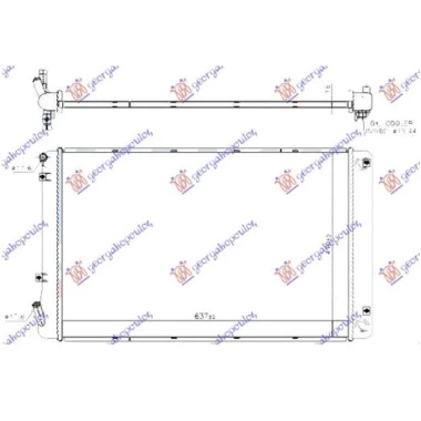 HLADNJAK MOTORA DODATNI 1.6 BENZIN/HIBRID (640X410X65) (KOYO)