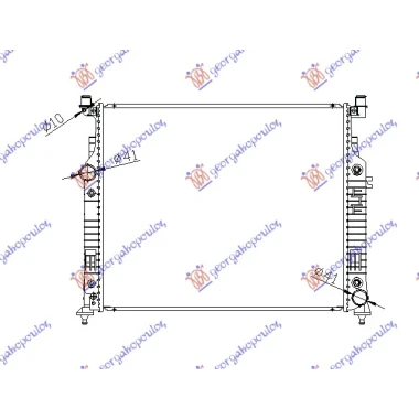 HLADNJAK MOTORA ZA SVE MODELE (MAN/AUTO) (+/-AC) (635x530) (NRF)