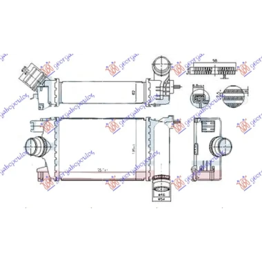 HLADNJAK.INTERC. 0.9 TCE BENZIN (257x217