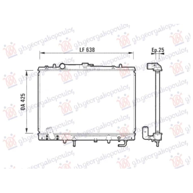 HLADNJKA MOTORA 3.0 BENZIN (MAN/AUTO) (425x638) (NRF)