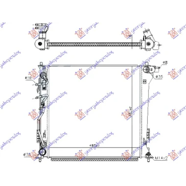 HL.MOT. 2.0 DIZEL AUTO 485x485x18 KOREJA
