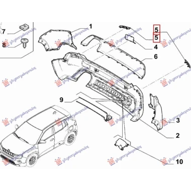KATADIOPTER U ZADNJEM BRANIKU (O)