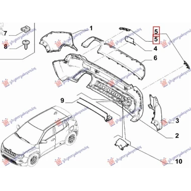 KATADIOPTER U ZADNJEM BRANIKU (O)