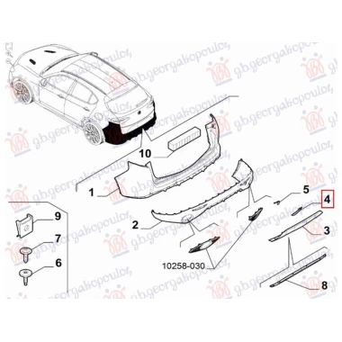 KATADIOPTER U ZADNJEM BRANIKU (ORIGINALNI)