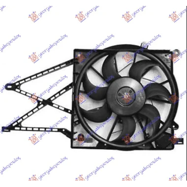 KOMPLET VENTILATOR (4PIN) (390mm)