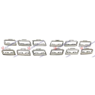 LAJSNA MASKE HROM (SET 12 KOM)