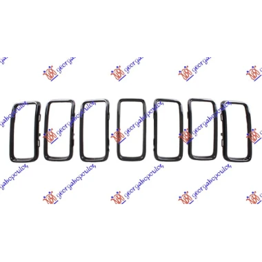 LAJSNA PVC MASKE CRNA (SET 7 KOM)