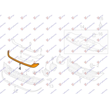 LAJSNA PVC MASKE DONJA HROM
