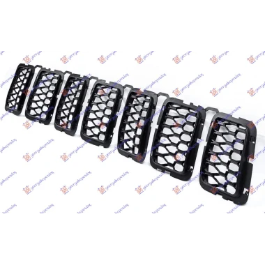 LAJSNA PVC MASKE TAMNO SIVA (SET 7 KOM)
