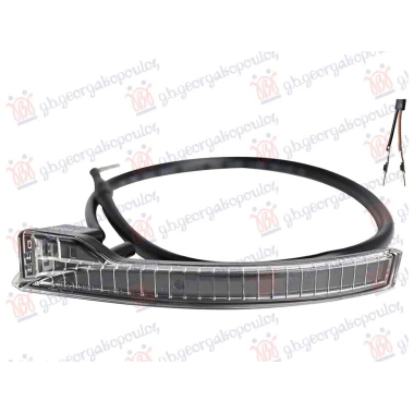 MIGAVAC U MEHANICKOM RETROVIZORU LED (2 PIN)