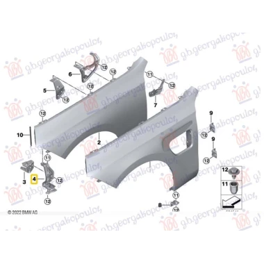 NOSAC BLATOBRANA DONJI METAL