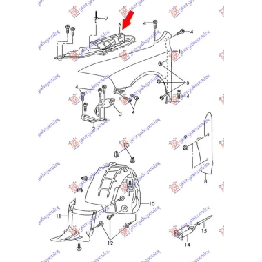 NOSAC BLATOBRANA GORNJI METAL