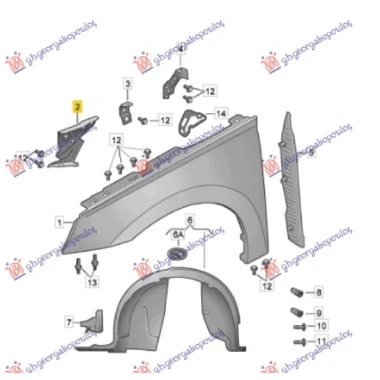 NOSAC BLATOBRANA GORNJI METAL