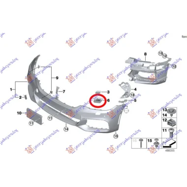 NOSAC POKLOPCA PRSKALICE FARA (M-SPORT)