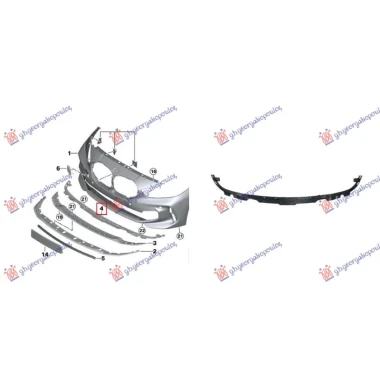 NOSAC SPOJLERA PREDNJEG BRANIKA PLASTICNI (ADAPTER) (M-SPORT)